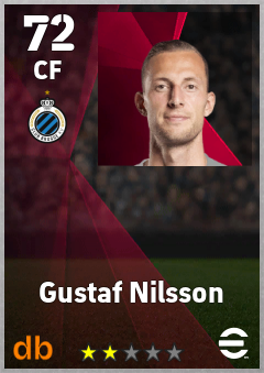 Gustaf Nilsson eFootball player card