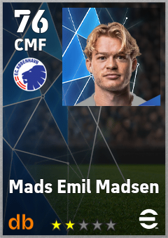 Mads Emil Madsen eFootball player card