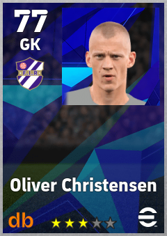 Oliver Christensen — GK, OVR 77, MAX 77