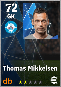 Thomas Mikkelsen — GK, OVR 72, MAX 72