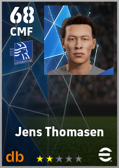 Jens Thomasen — CMF, OVR 68, MAX 68