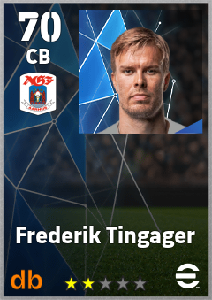 Frederik Tingager eFootball player card