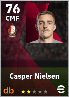 Casper Nielsen — CMF, OVR 76, MAX 76
