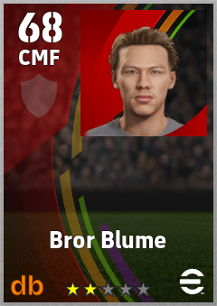 Bror Blume eFootball player card