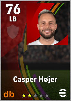 Casper Højer eFootball player card