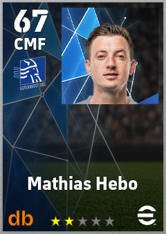 Mathias Hebo — CMF, OVR 67, MAX 67