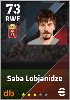 Saba Lobjanidze — RWF, OVR 73, MAX 73