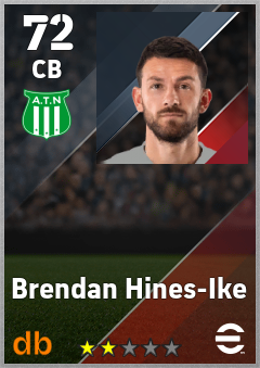 Brendan Hines-Ike — CB, OVR 72, MAX 72