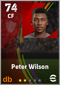 Peter Wilson eFootball player card