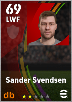 Sander Svendsen eFootball player card
