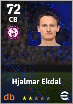 Hjalmar Ekdal — CB, OVR 72, MAX 72