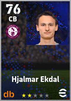 Hjalmar Ekdal — CB, OVR 76, MAX 76