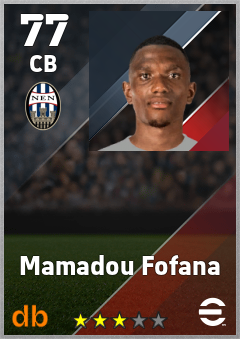Mamadou Fofana — CB, OVR 77, MAX 77