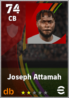 Joseph Attamah — CB, OVR 74, MAX 74