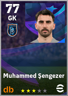 Muhammed Şengezer — GK, OVR 77, MAX 77