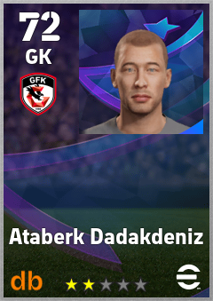 Ataberk Dadakdeniz — GK, OVR 72, MAX 72