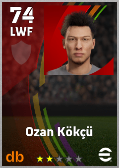 Ozan Kökçü — LWF, OVR 74, MAX 74