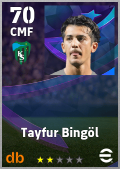 Tayfur Bingöl — CMF, OVR 70, MAX 70