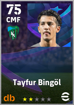 Tayfur Bingöl — CMF, OVR 75, MAX 75