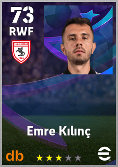 Emre Kılınç — RWF, OVR 73, MAX 73