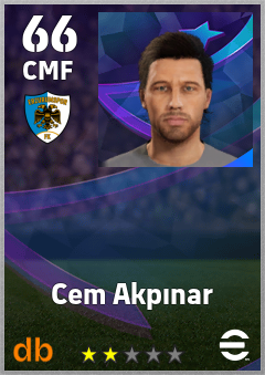 Cem Akpınar — CMF, OVR 66, MAX 66