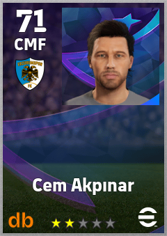 Cem Akpınar eFootball player card