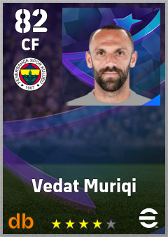 Vedat Muriqi — CF, OVR 82, MAX 90