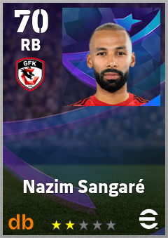Nazim Sangaré — RB, OVR 70, MAX 70