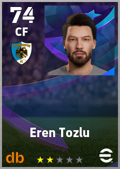 Eren Tozlu — CF, OVR 74, MAX 74
