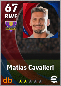 Matías Cavalleri eFootball player card