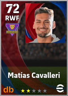 Matías Cavalleri — RWF, OVR 72, MAX 72