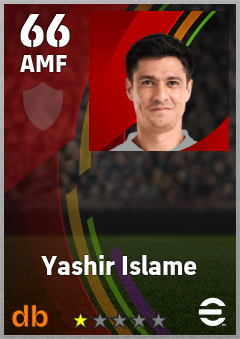Yashir Islame — AMF, OVR 66, MAX 66