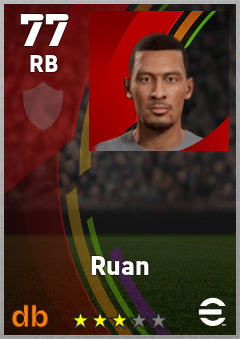 Ruan — RB, OVR 77, MAX 77