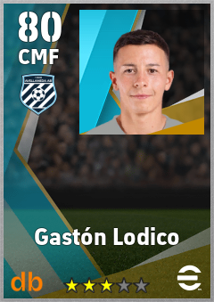 Gastón Lodico — CMF, OVR 80, MAX 80