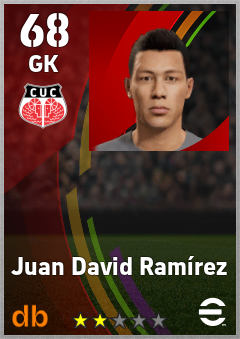 Juan David Ramírez — GK, OVR 68, MAX 68