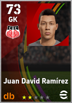 Juan David Ramírez — GK, OVR 73, MAX 73