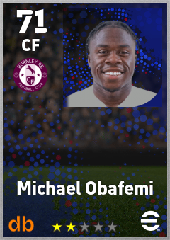 Michael Obafemi — CF, OVR 71, MAX 71