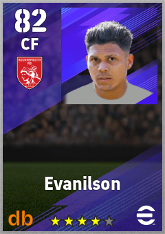 Evanilson — CF, OVR 82, MAX 91