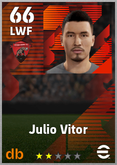 Julio Vitor — LWF, OVR 66, MAX 66