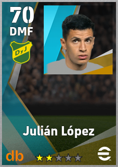 Julián López — DMF, OVR 70, MAX 70