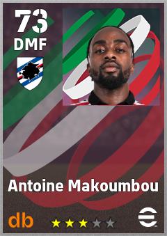 Antoine Makoumbou — DMF, OVR 73, MAX 73