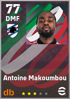 Antoine Makoumbou — DMF, OVR 77, MAX 77