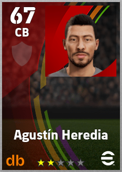 Agustín Heredia eFootball player card
