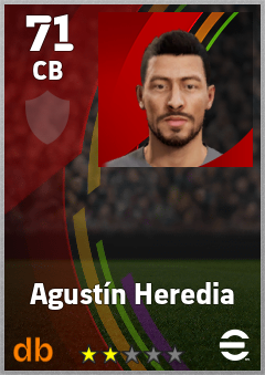 Agustín Heredia — CB, OVR 71, MAX 71