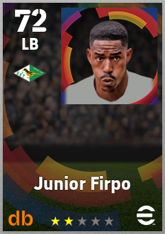 Junior Firpo — LB, OVR 72, MAX 72