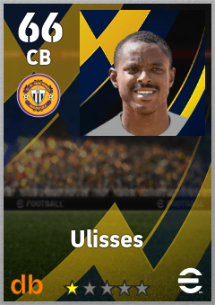 Ulisses — CB, OVR 66, MAX 66
