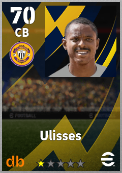 Ulisses — CB, OVR 70, MAX 70