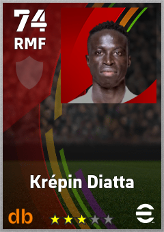 Krépin Diatta eFootball player card