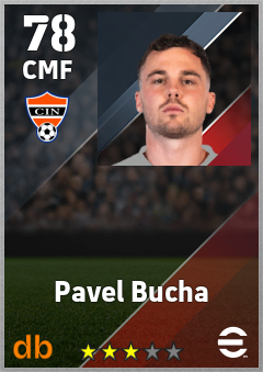 Pavel Bucha — CMF, OVR 78, MAX 78