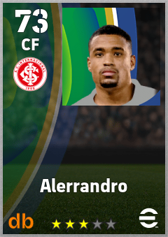 Alerrandro — CF, OVR 73, MAX 73